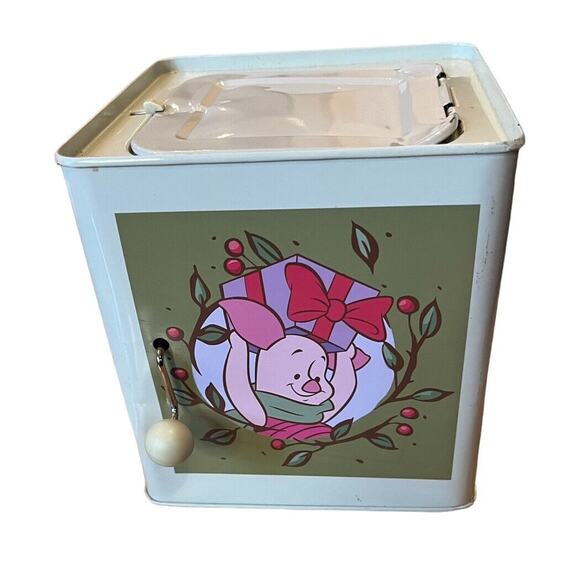 Rare 2010 Gemmy Disney Winnie the Pooh Tigger Jack in the Box Christmas - Picture 9 of 14